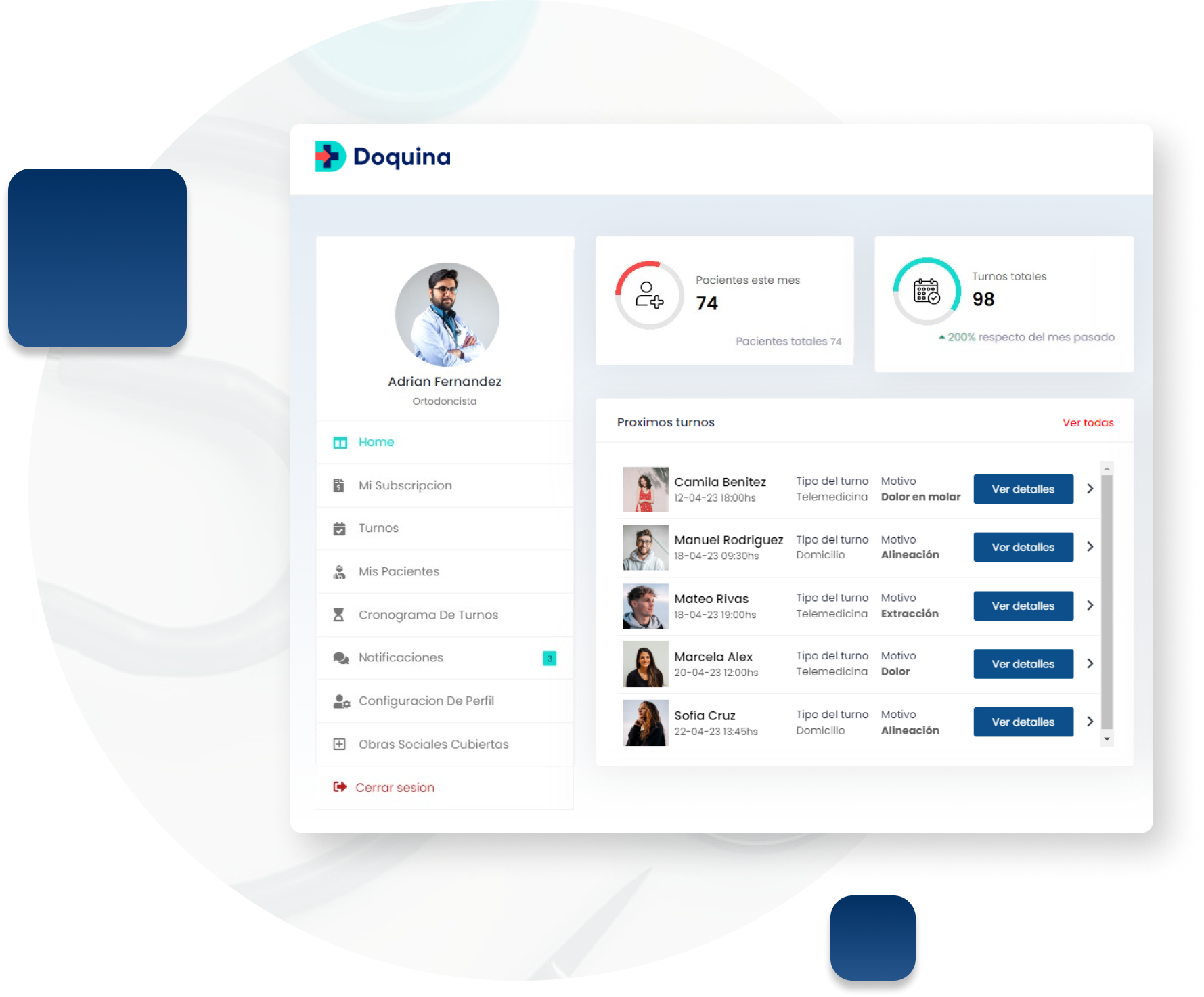 Plataforma para profesionales